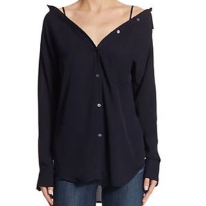 Theory classic silk shirt